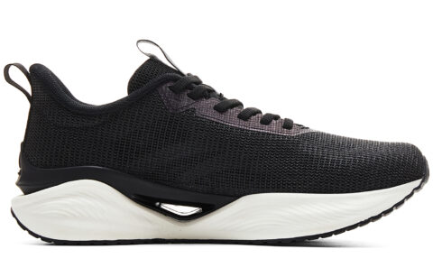 PEAK Cushioning Lightweight Anti Rollover Low top Running Shoes Women’s Black Ivory