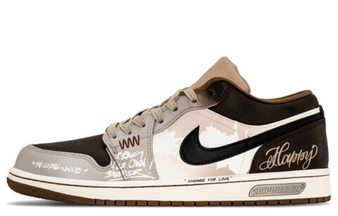 Jordan Air Jordan 1 Cushioning Height Increasing Cushioning Height Increasing Low top Vintage Basketball Shoes Men’s