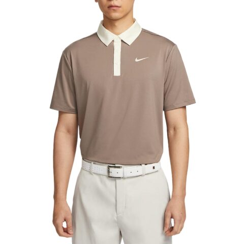 Nike Dri Fit Golf Clothing Men’s Mink Brown/Light Ivory White/Light Ivory White