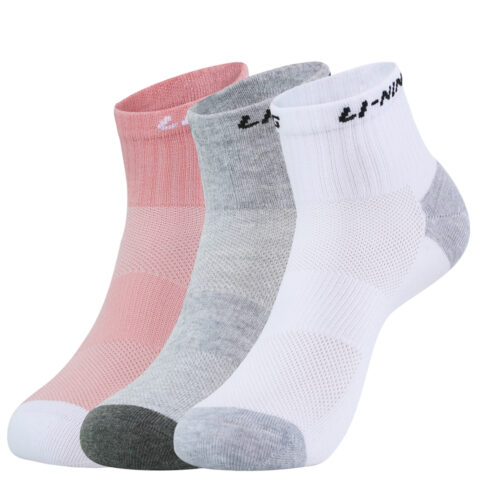 Li Ning Ankle Socks Unisex 3 Pack