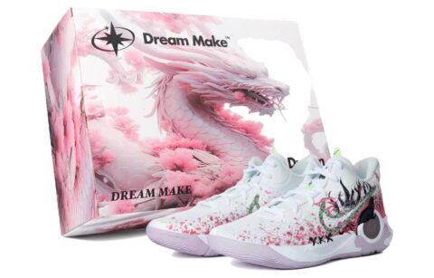 Nike KD Trey 5 IX Cushioning Breathable Coverage High top Vintage Basketball Shoes Unisex White Red