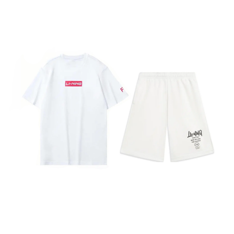 Li Ning Casual Sportswear Unisex White+White