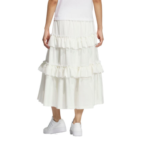 Adidas Originals Casual Long Skirt Women’s White