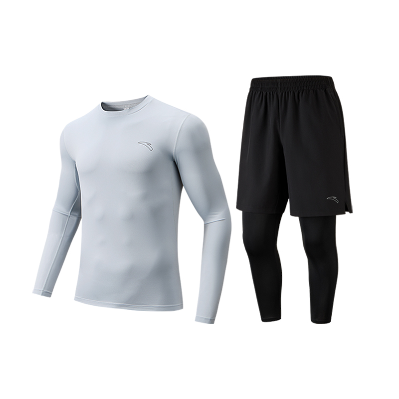 Anta Fall Casual Sportswear Men’s Frost Tower Gray/Basic Black