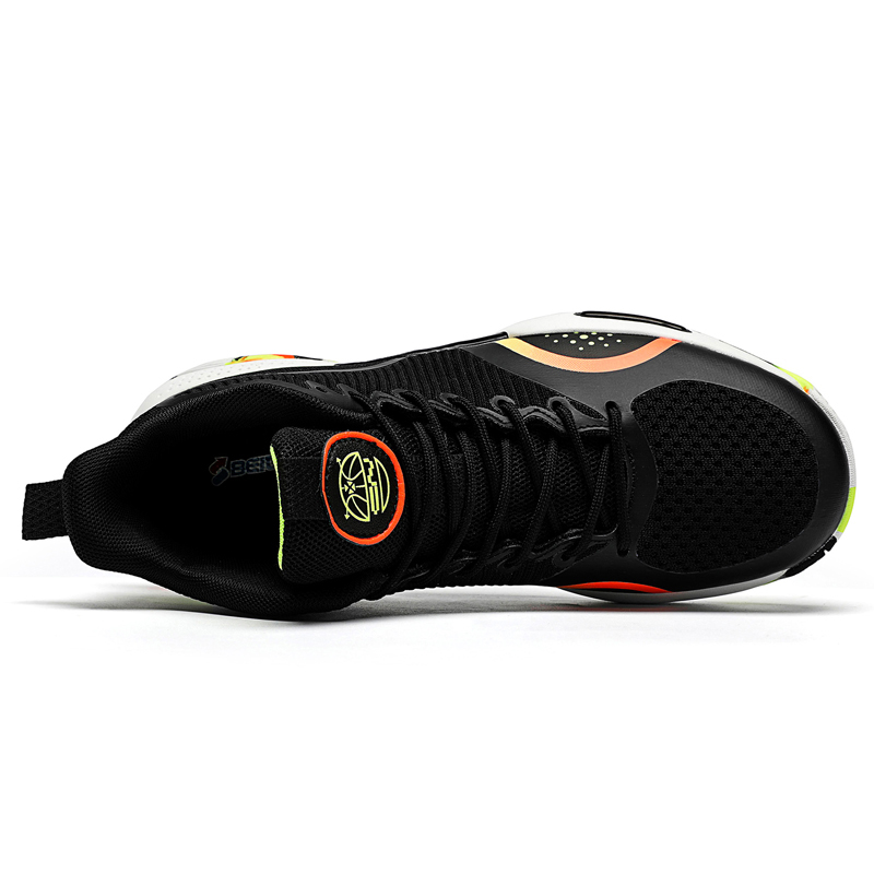 BEITA Cushioning Slip Resistant Abrasion Resistant Breathable Lightweight High top Basketball Shoes Men’s