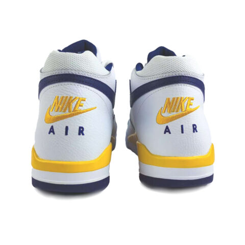 Nike Flight Legacy Leather Cushioning Slip Resistant Abrasion Resistant Mid top Vintage Basketball Shoes Men’s