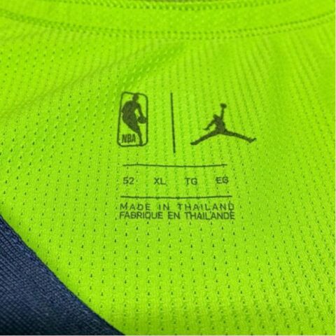 Jordan x NBA Minnesota Timberwolves Basketball Jersey Men’s Neon Green