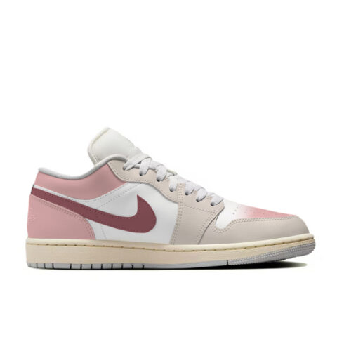 Jordan Air Jordan 1 Low top Vintage Basketball Shoes Women’s Red White