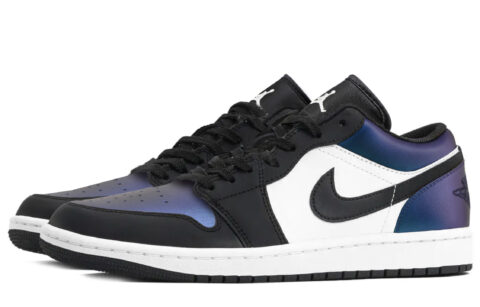 Jordan Air Jordan 1 Cushioning, Wear Resistant Low top Vintage Basketball Shoes Unisex Red Purple Blue