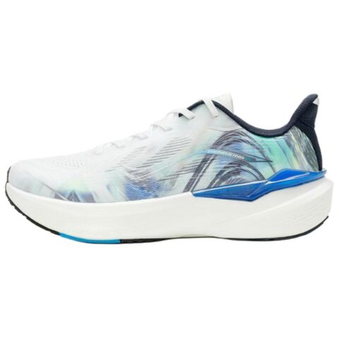 QIAODAN Cushioning Lightweight Low top Casual Running Shoes Men’s White Blue