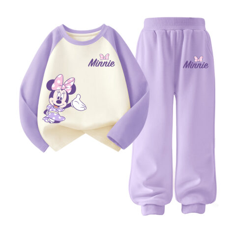 Disney Kids Casual Sportswear Crew Neck Moderate