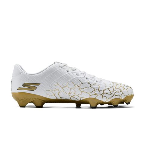Skechers Artificial Turf Soccer Shoes Men’s White Gold