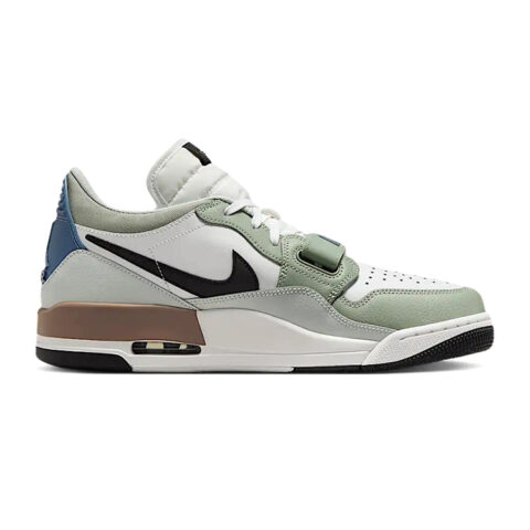 Jordan Legacy 312 Cushioning Slip Resistant Low top Vintage Basketball Shoes Men’s White Green