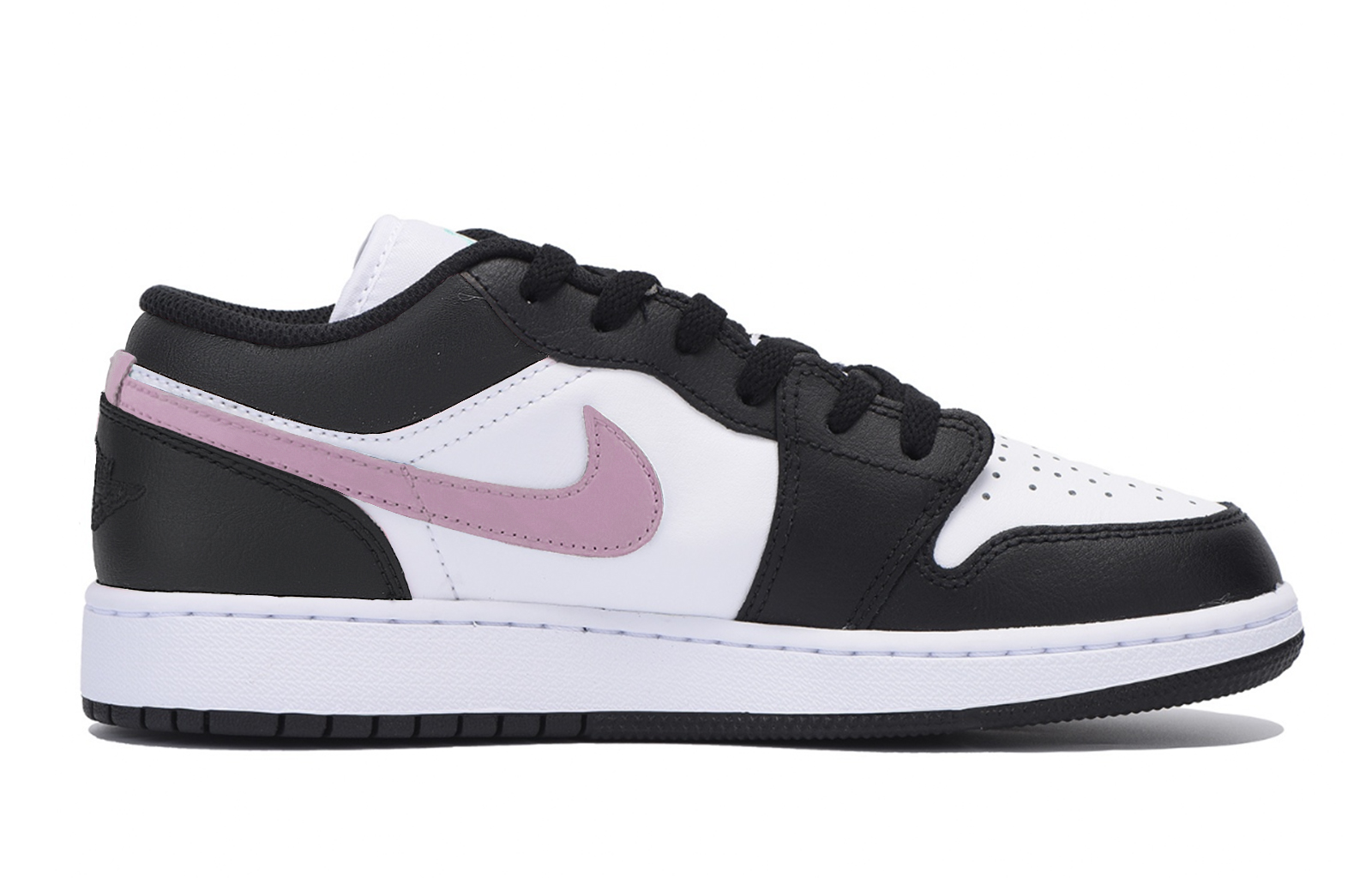 Jordan Air Jordan 1 Abrasion Resistant Low top Vintage Basketball Shoes Men’s Black Pink