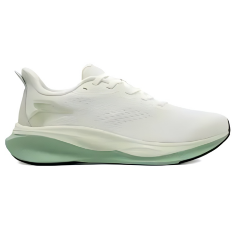 361° Slip Resistant, Abrasion Resistant, Rebound Low top Sprint Running Shoes Unisex White Green