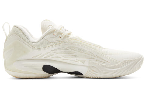 PEAK Cushioning Abrasion Resistant Rebound Low top Basketball Shoes Men’s Super Light White