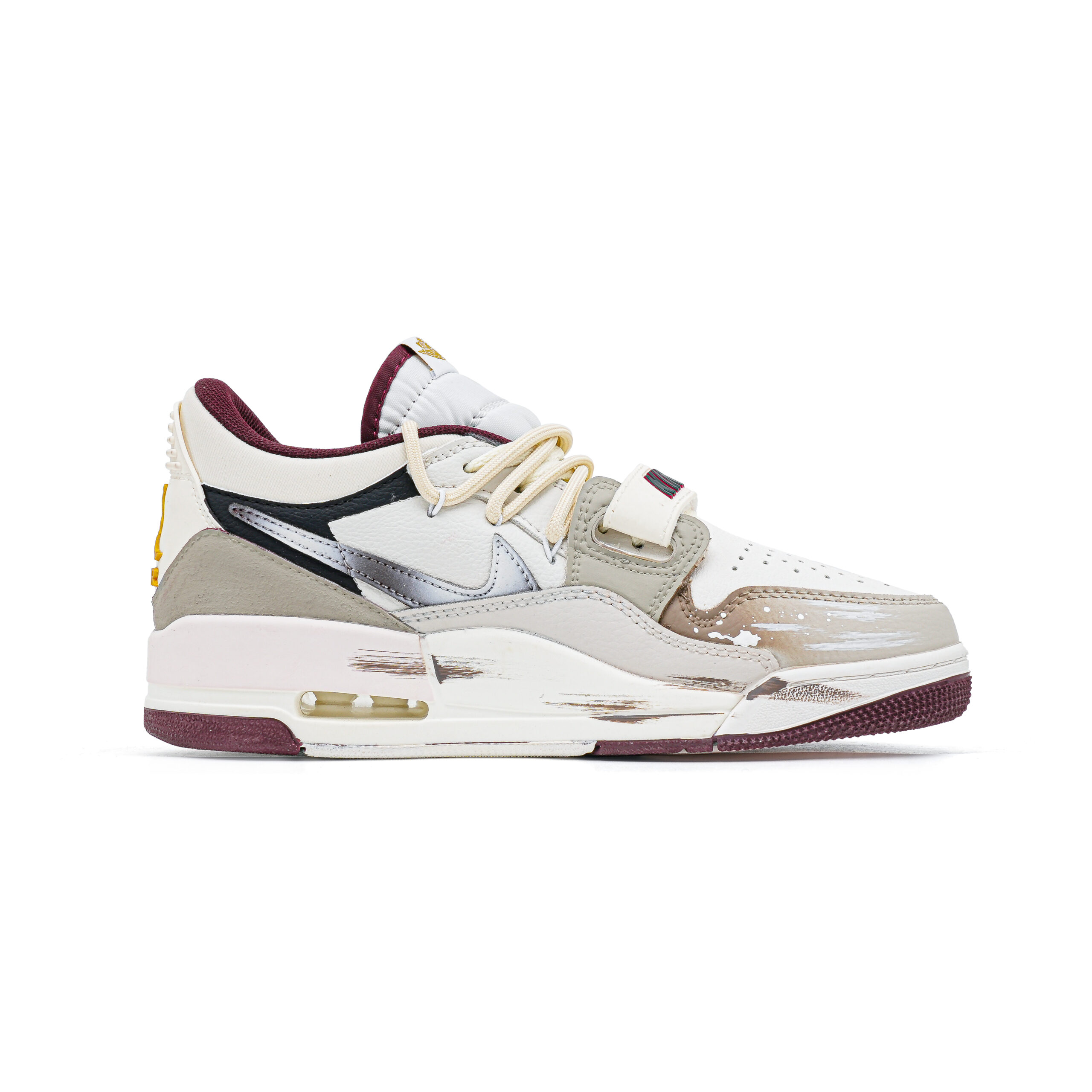 Jordan Legacy 312 Wild Exploration Leather Abrasion Resistant Abrasion Resistant Low top Vintage Basketball Shoes Men’s