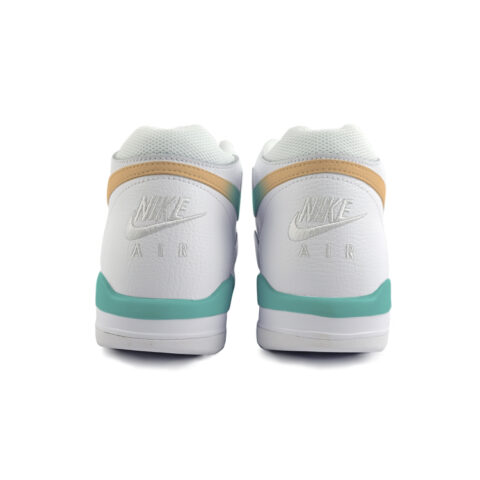 Nike Flight Legacy Mid top Vintage Basketball Shoes Unisex White Green