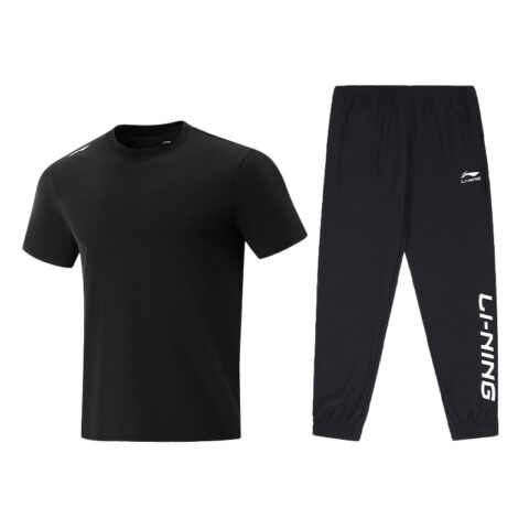 Li Ning Fitness Series Casual Sportswear Men’s Black