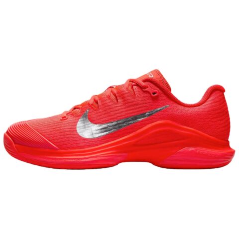 Nike Vapor 12 Low top Tennis Shoes Women’s Red Silver