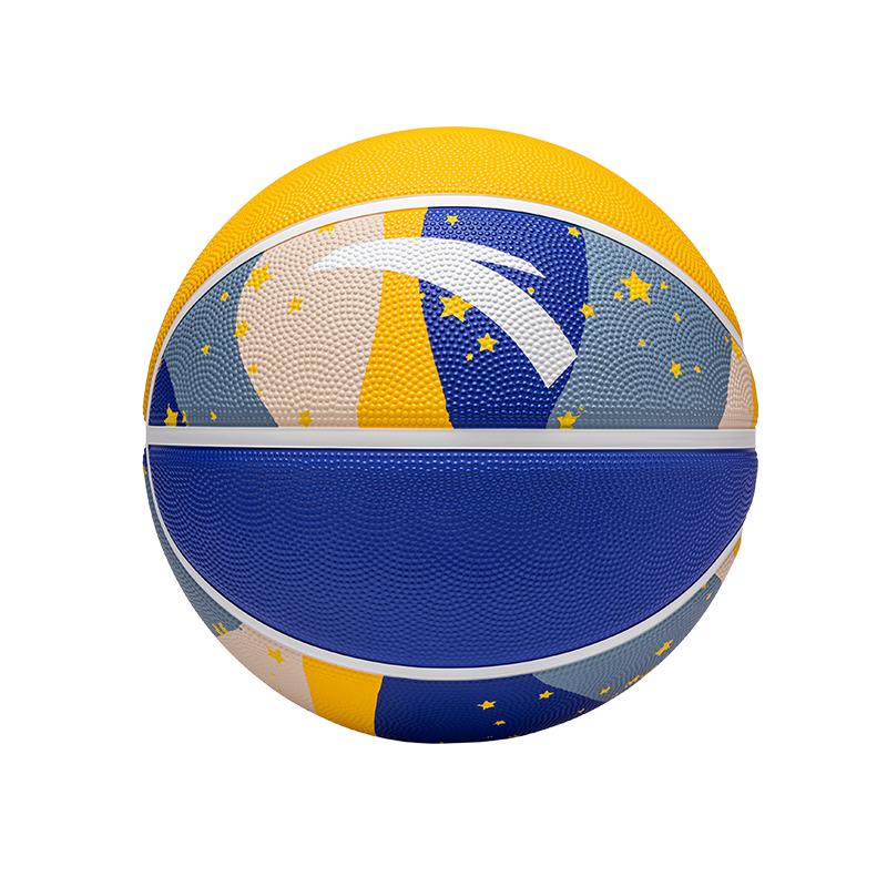 Anta Rubber Basketball Starlight Sparkle Blue Size 7/Size 5 Ball Street Training Competition Unisex