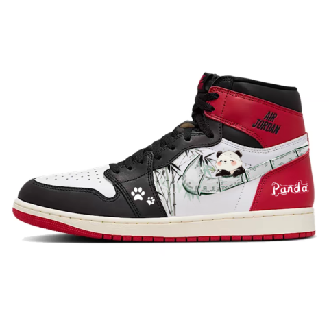 Jordan Air Jordan 1 Vintage Basketball Shoes Men’s High Top Black/Red