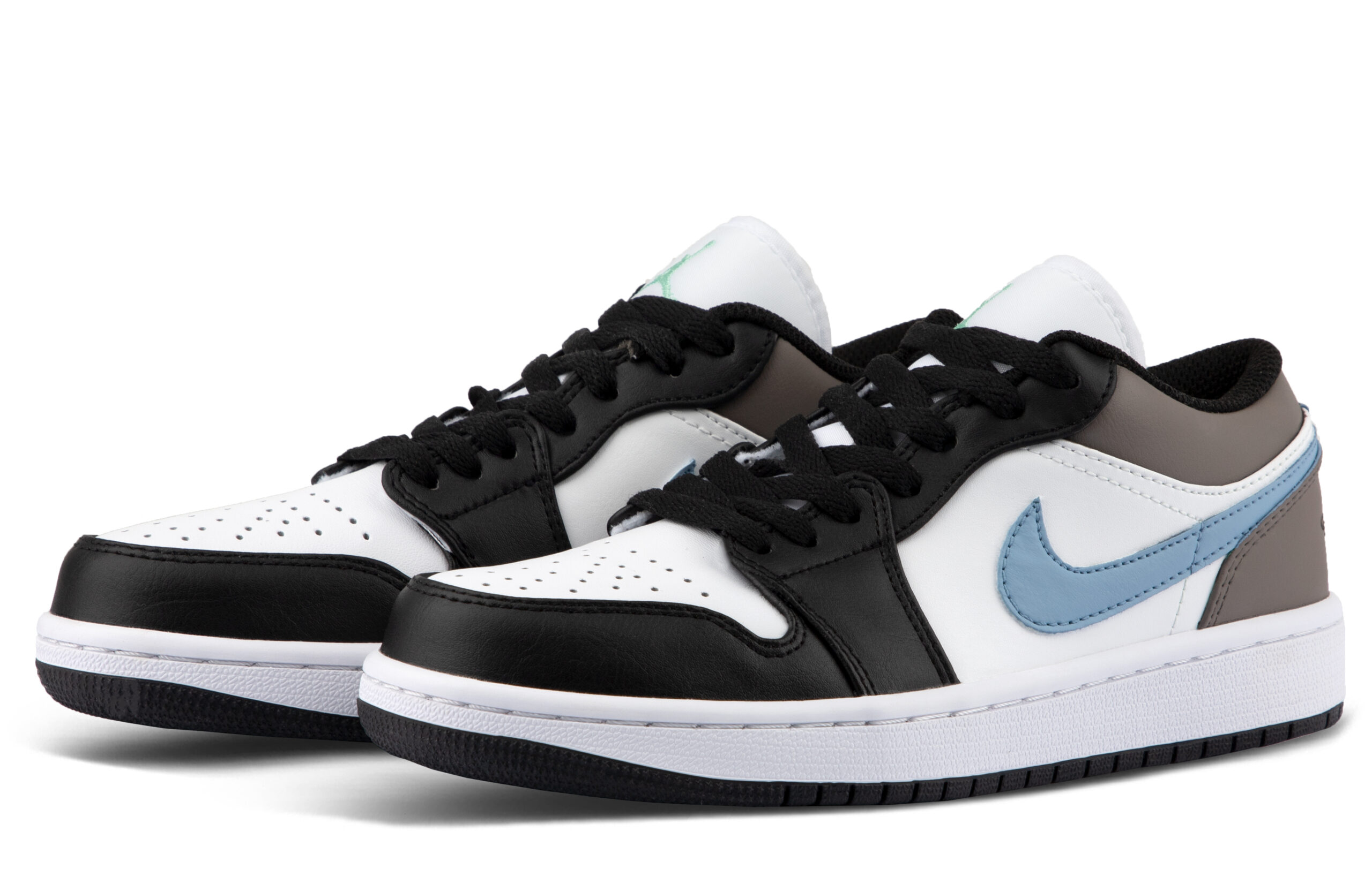 Jordan Air Jordan 1 Cushioning Low top Vintage Basketball Shoes Unisex Brown