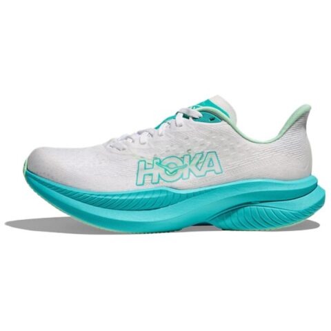 HOKA ONE ONE MACH 6 Textile, Synthetic Leather Slip Resistant Abrasion Resistant Low top Running Shoes Women’s