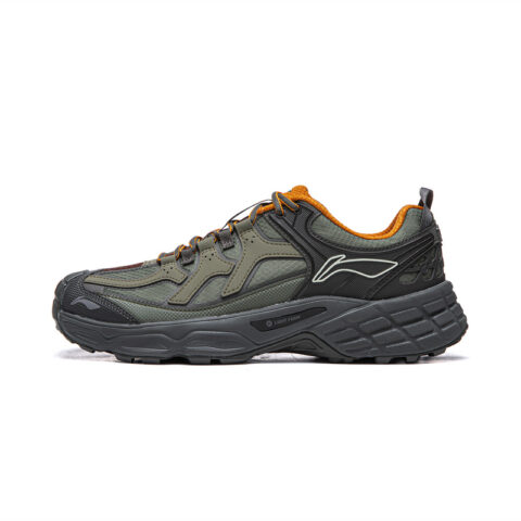 Li Ning Outdoor CF Tracing, Forest Shadow Outdoor Sports Low top Hiking Shoes Unisex Green