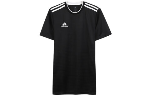 Adidas Soccer Jerseys Men's Black Moderate Straight Fit