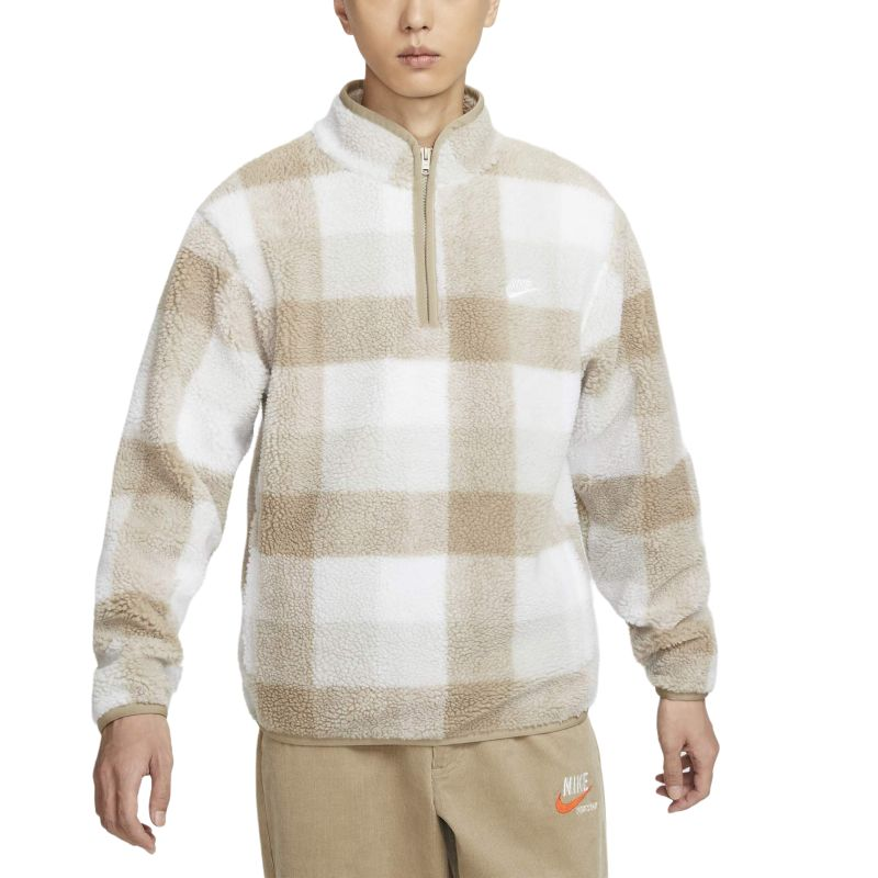 Nike Fleece Clothing Men’s Khaki/Nautical White/Light Bone