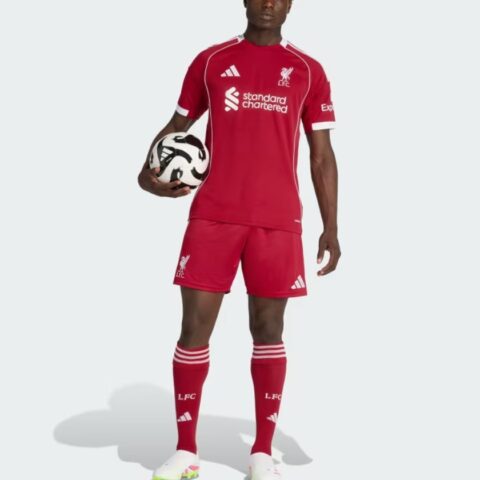 Adidas Free Shipping with adiClub Liverpool Fc 25/26 Home Shorts