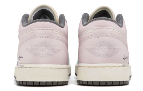 Jordan Air Jordan 1 Abrasion Resistant Abrasion Resistant Low top Vintage Basketball Shoes Unisex Pink Blue