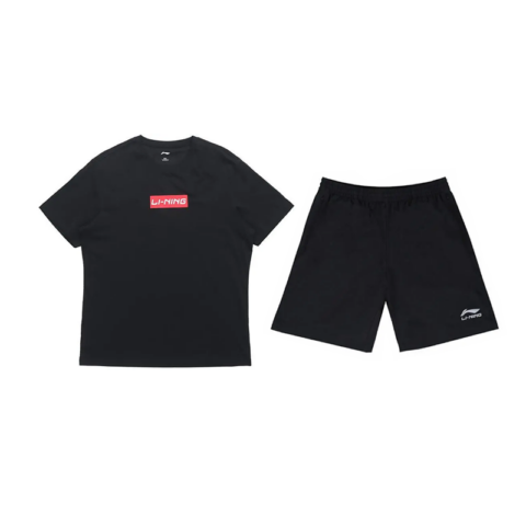 Li Ning Casual Sportswear Unisex Black+Black