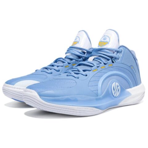 361° Mesh, Synthetic Leather Slip Resistant, Abrasion Resistant, Lightweight Low top Basketball Shoes Unisex Blue