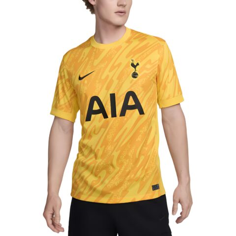 Nike Tottenham Hotspur 2024/25 Stadium Goalkeeper Men’s Nike Dri FIT Soccer Short Sleeve Replica Jersey