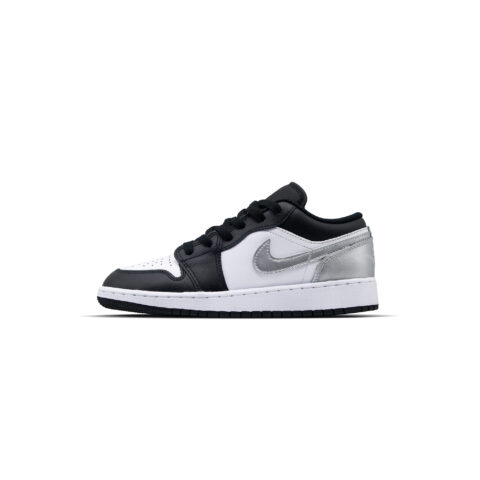 Jordan Air Jordan 1 Low ‘Silvery’ Low top Vintage Basketball Shoes Men’s Black Silver