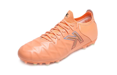 KELME MG Multi Ground Slip Resistant Abrasion Resistant Soccer Shoes Unisex Coral Orange