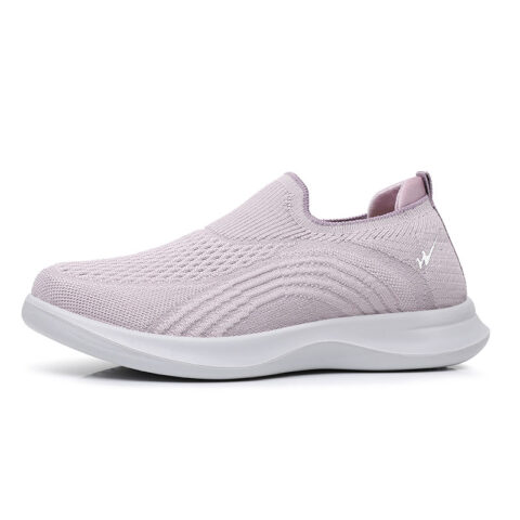 DOUBLE STAR 88 Flyknit Mom’s Comfortable Walking Shoes Slip on Traditional Beijing Cloth Shoes Fabric