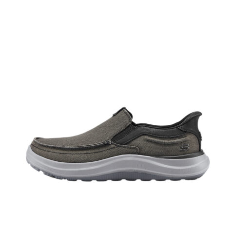 Skechers Low top Walking Shoes Men’s Black Gray
