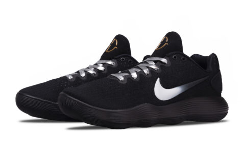 Nike Hyperdunk 2017 Silver Demon, Shape Shifting Monster Abrasion Resistant Low top Basketball Shoes Unisex Black