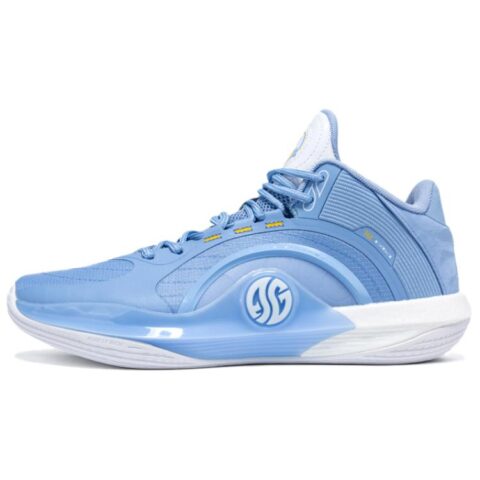 361° Mesh, Synthetic Leather Slip Resistant, Abrasion Resistant, Lightweight Low top Basketball Shoes Unisex Blue