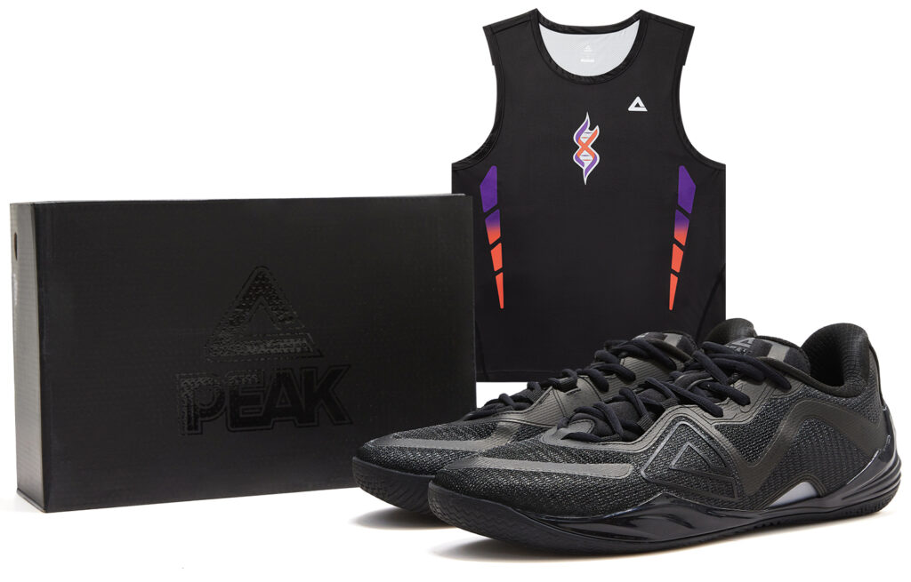 PEAK Tàijí Wúshuang, Black Warrior, Box Included Cushioning Slip Resistant Rebound Low top Basketball Shoes Men’s