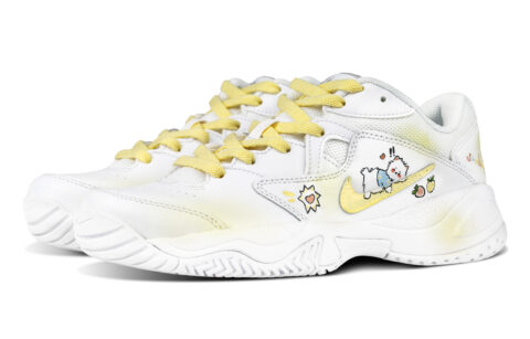 Nike Court Lite 2 Papa Kitten Textile, Synthetic Leather Abrasion Resistant Abrasion Resistant Low top Tennis Shoes