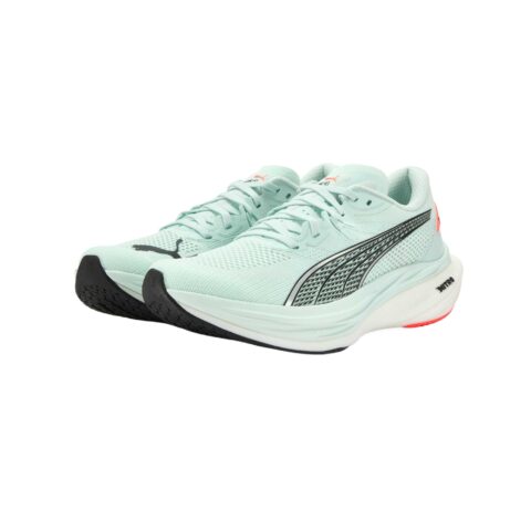 PUMA Deviate NITRO 3 Low top Running Shoes Men’s Ice Blue Bright Red