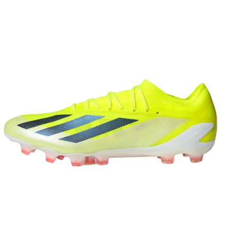 Adidas X CRAZYFAST AG Artificial Ground Slip Resistant Abrasion Resistant Soccer Shoes Men's Yellow