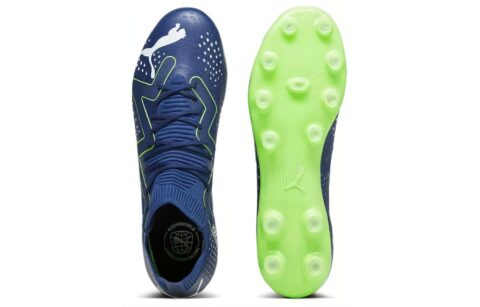 PUMA Future Match Low top HG Hard Ground Soccer Shoes Men’s Blue Green