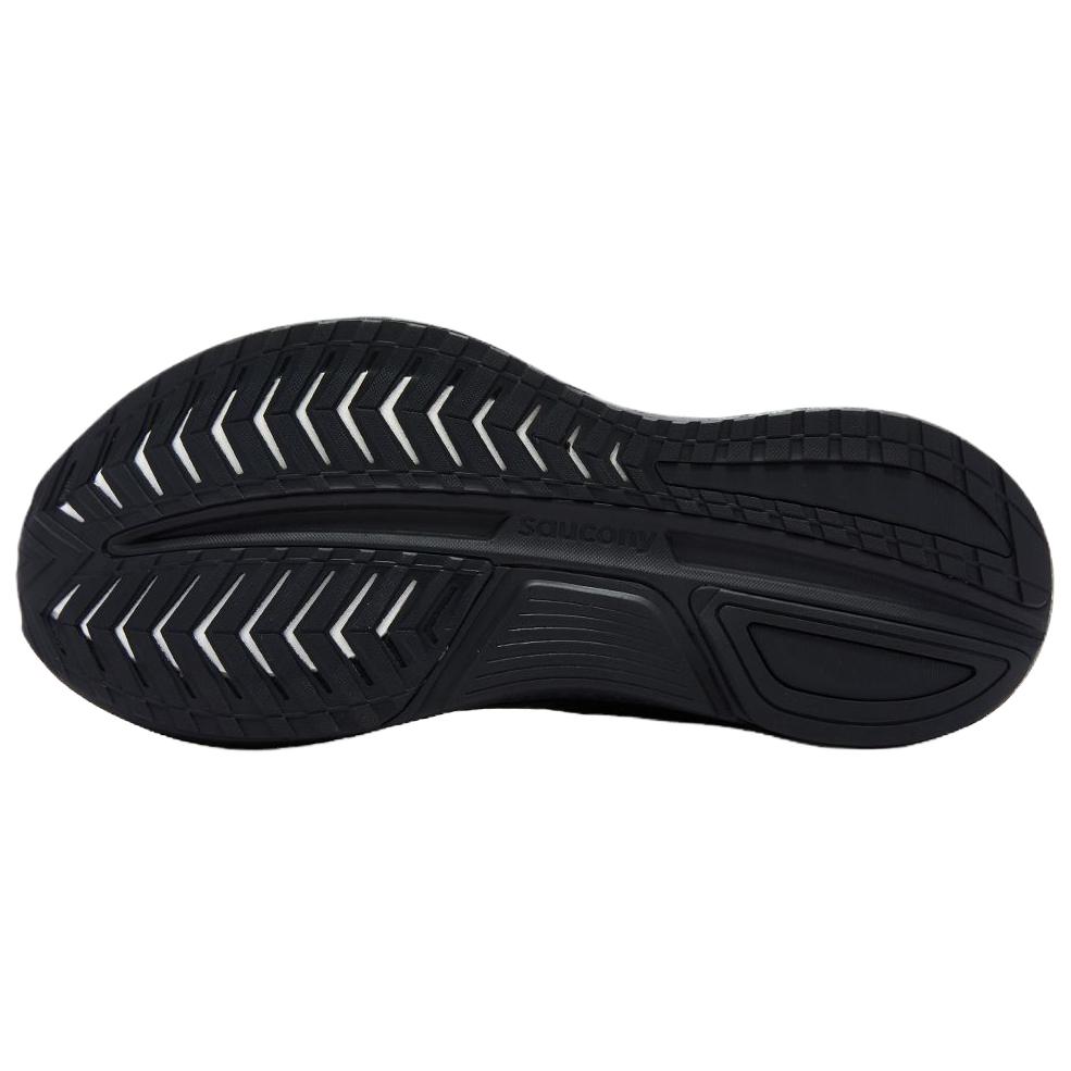 Saucony Tempus TanTu 3 Waterproof Support Lightweight Rebound Running Shoes Unisex Black
