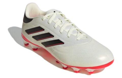 Adidas COPA PURE 2 Artificial Turf Slip Resistant And Breathable Soccer Shoes Unisex White Red