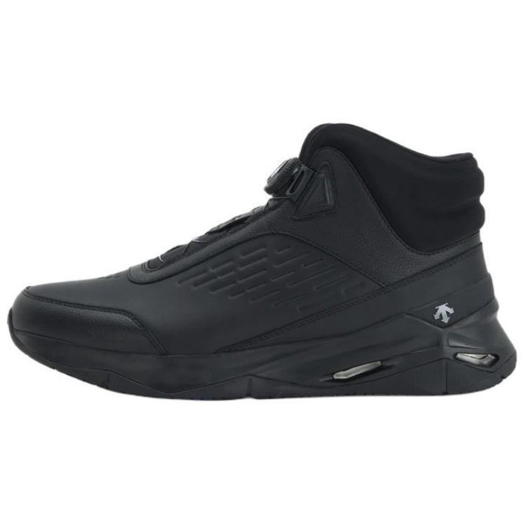 DESCENTE TRAINING Slip Resistant Abrasion Resistant Mid top Training Shoes Men’s Black